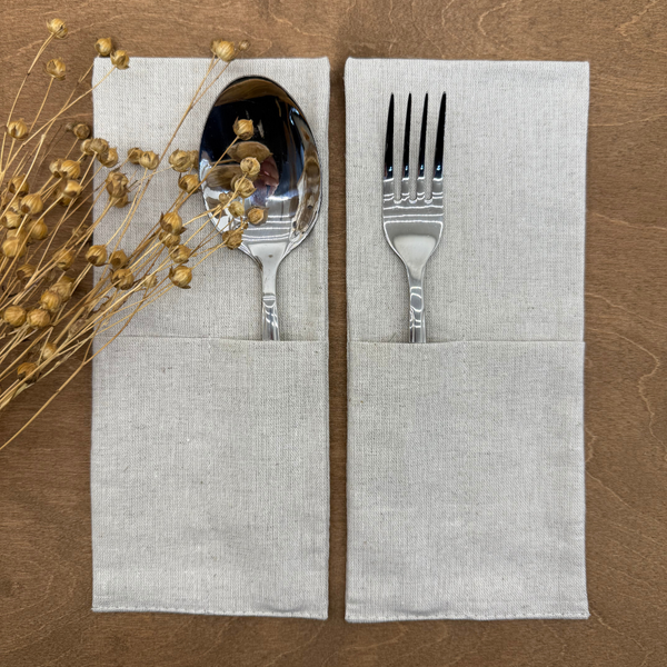 Изображение товара Конверт для столовых приборов ОМурМебель серый (6шт)