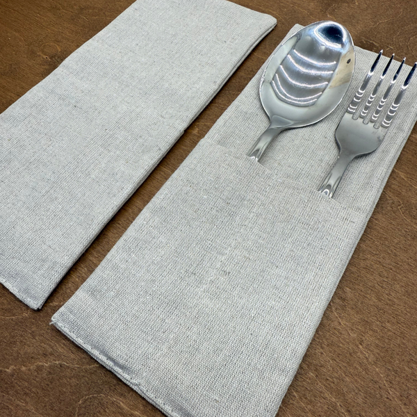 Изображение товара Конверт для столовых приборов ОМурМебель серый (6шт)