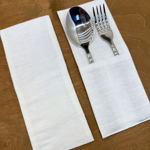 Изображение товара Конверт для столовых приборов ОМурМебель белый (6шт)