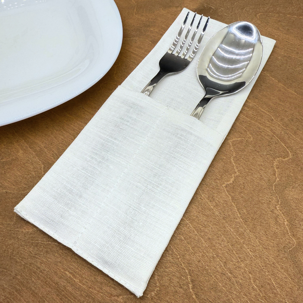 Изображение товара Конверт для столовых приборов ОМурМебель белый (6шт)