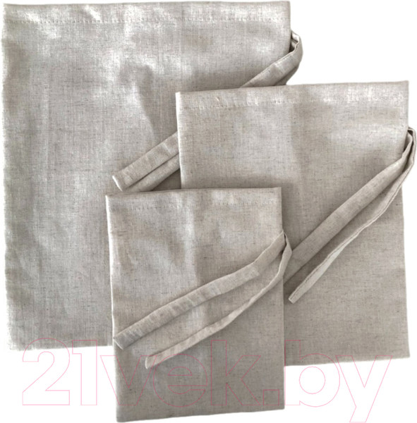 Изображение товара Набор мешков для хранения ОМурМебель Серый (3шт)
