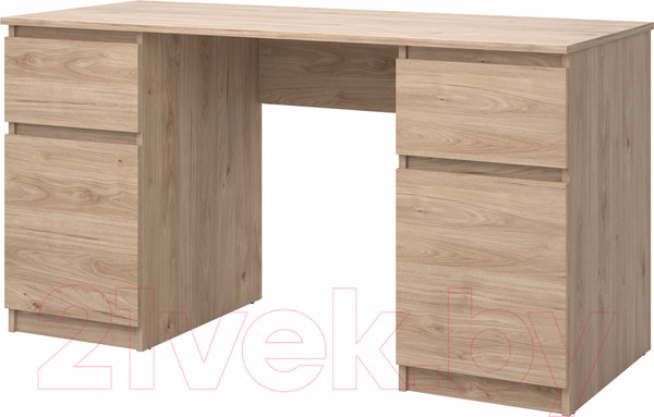Изображение товара Письменный стол MySTAR Сноули 2д2я ИВ-121.12 (гикори кингстон)