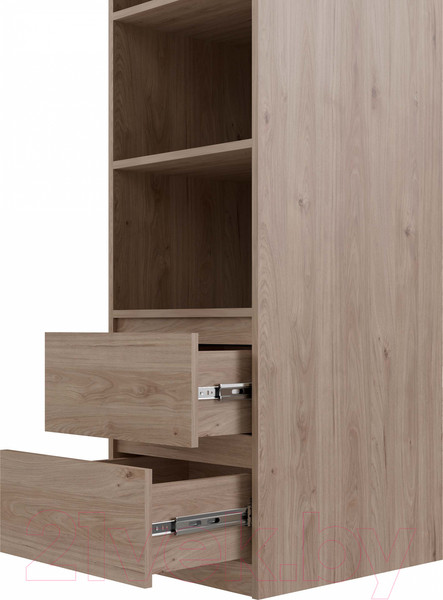 Изображение товара Стеллаж MySTAR Сноули 2я ИВ-121.19 (гикори кингстон)