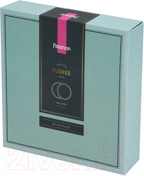 Изображение товара Набор тарелок Fissman Floree 3655 (2шт)