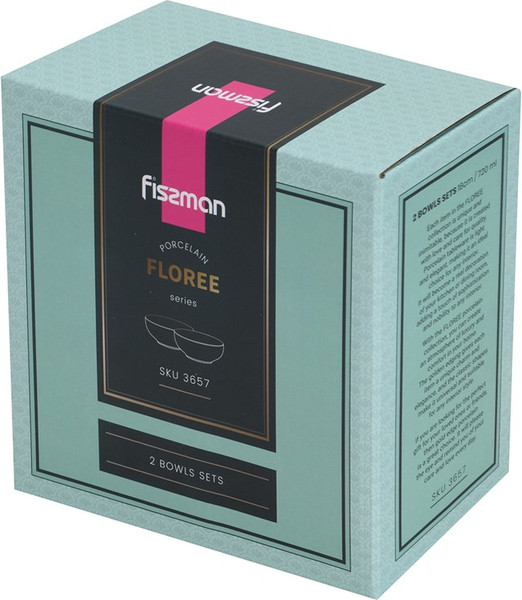 Изображение товара Набор салатников Fissman Floree 3657 (2шт)