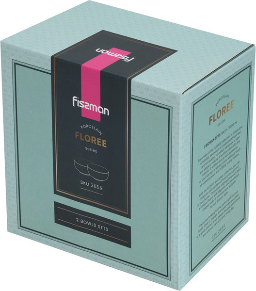 Изображение товара Набор салатников Fissman Floree 3659 (2шт)