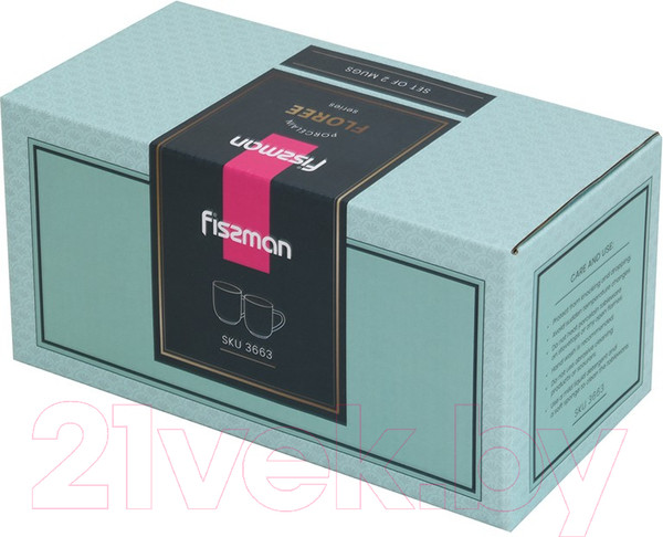Изображение товара Набор кружек Fissman Floree 3663 (2шт)