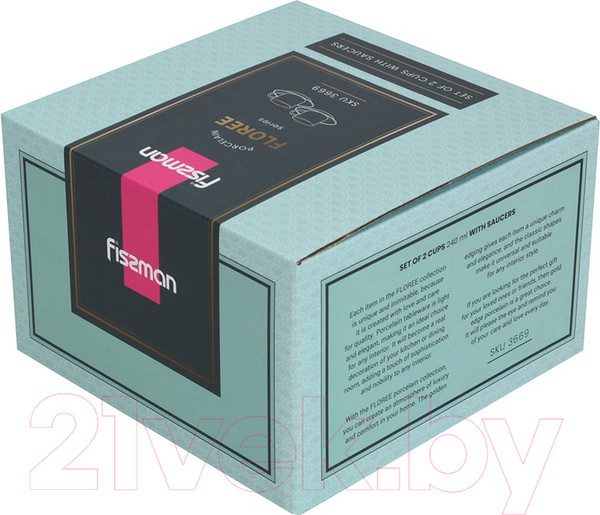 Изображение товара Набор для чая/кофе Fissman Floree 3669