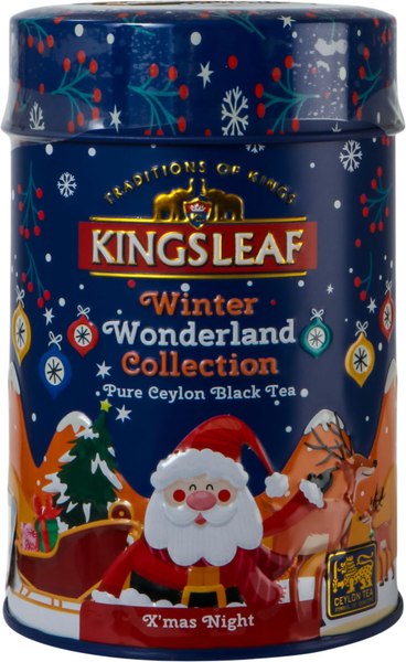 Изображение товара Чай листовой Kings Leaf Праздничная коллекция Рождественская ночь (50г)