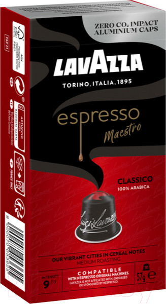Изображение товара Кофе в капсулах Lavazza Espresso Classico (10x5.7г)