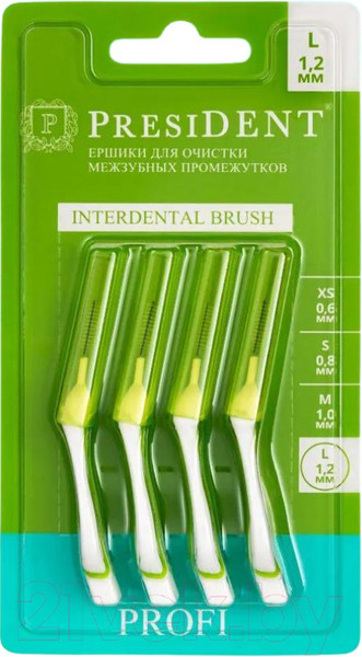 Изображение товара Ершики межзубные PresiDent Profi L