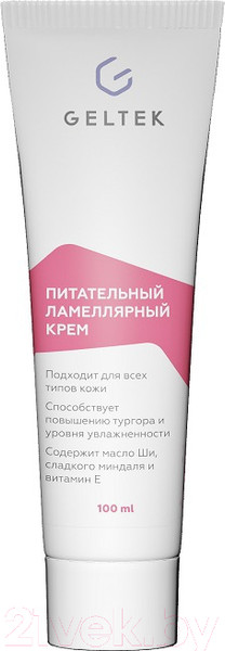 Изображение товара Крем для лица Geltek Питательный ламеллярный (100мл)