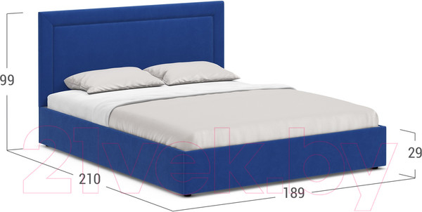 Изображение товара Двуспальная кровать Moon Family 1258 / MF009066