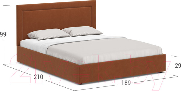 Изображение товара Двуспальная кровать Moon Family 1258 / MF008966
