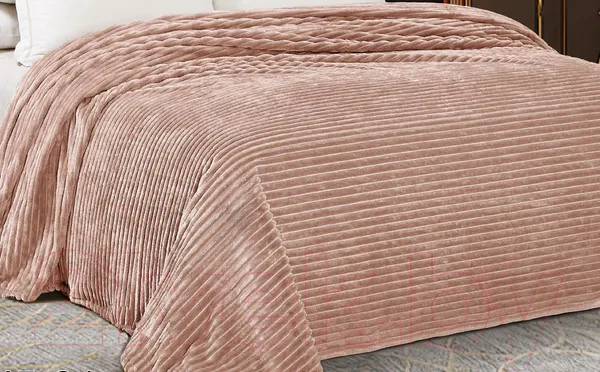 Изображение товара Плед Alleri Велсофт Jacquard Premium 1.5сп / ПВЖ-062