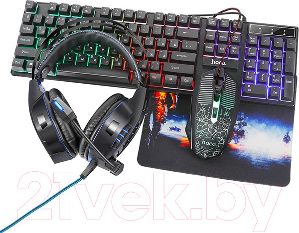 Изображение товара Набор игровых устройств Hoco DI54 (черный)