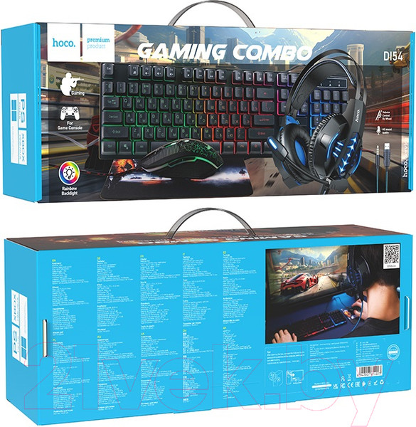 Изображение товара Набор игровых устройств Hoco DI54 (черный)