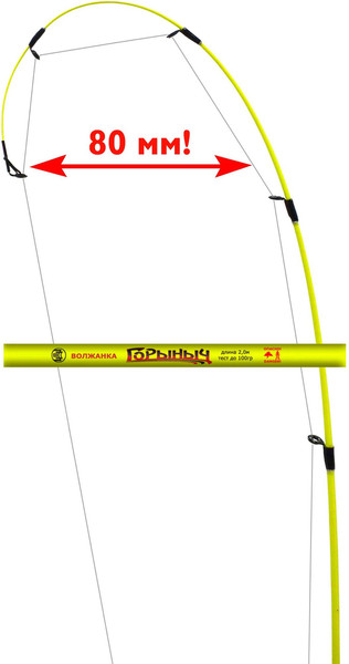 Изображение товара Удилище Волжанка Горыныч 2.4м / 1363231