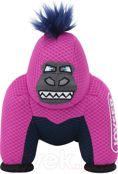Изображение товара Игрушка для собак Joyser Mightus J-Rilla горилла с пищалкой / 7021J (M/L, розовый)