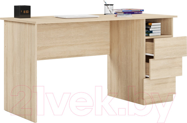 Изображение товара Письменный стол Mio Tesoro Велия МВ-08 140х60 (дуб сонома)