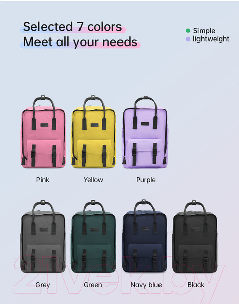 Изображение товара Рюкзак Tigernu T-B9016 14" (темно-синий)