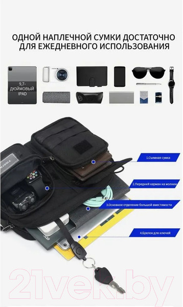 Изображение товара Сумка Tigernu T-L5219 (черный)