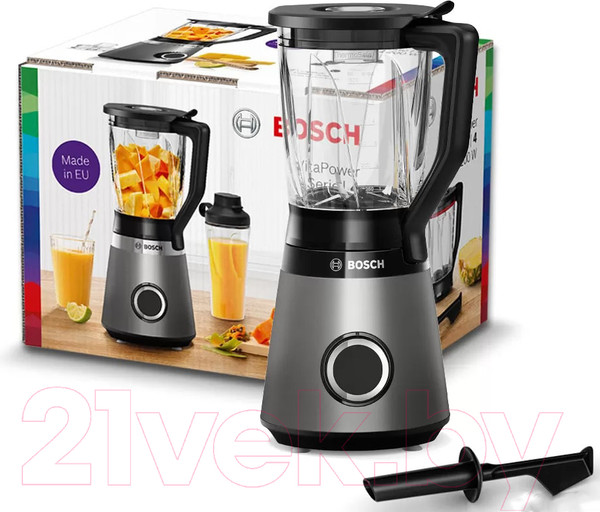 Изображение товара Блендер стационарный Bosch VitaPower Serie 4 MMB6172S (серебристый)