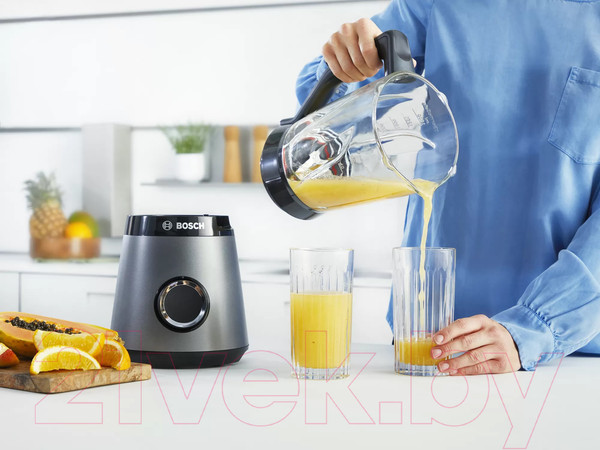 Изображение товара Блендер стационарный Bosch VitaPower Serie 4 MMB6172S (серебристый)