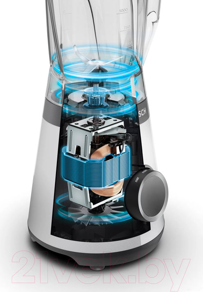 Изображение товара Блендер стационарный Bosch VitaPower Serie 4 MMB6172S (серебристый)