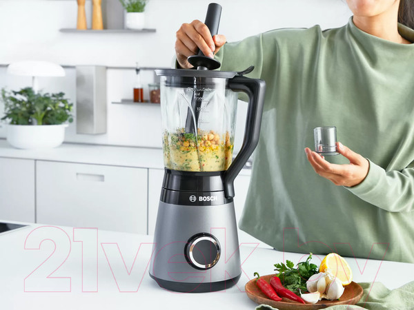 Изображение товара Блендер стационарный Bosch VitaPower Serie 4 MMB6172S (серебристый)