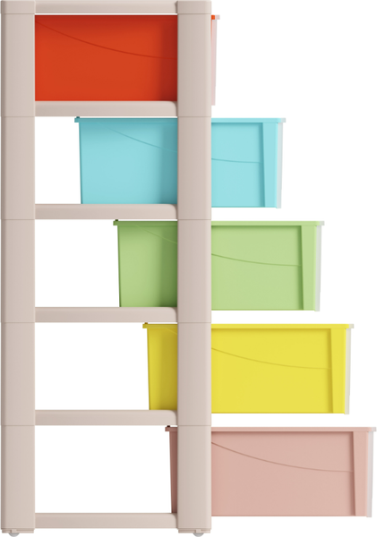 Изображение товара Комод пластиковый Альтернатива Колорит / М8823 (цветной)