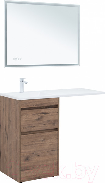 Изображение товара Тумба под умывальник Aquanet Токио 48 / 333647 (дуб веллингтон)