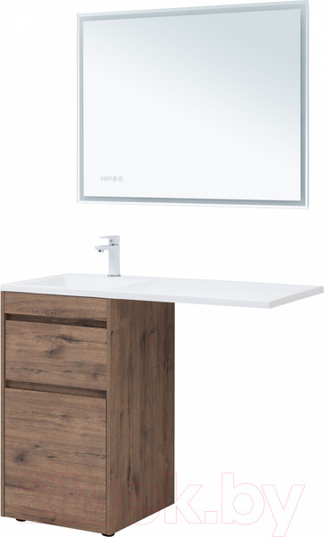Изображение товара Тумба под умывальник Aquanet Токио 58 / 333648 (дуб веллингтон)