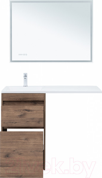 Изображение товара Тумба под умывальник Aquanet Токио 58 / 333648 (дуб веллингтон)