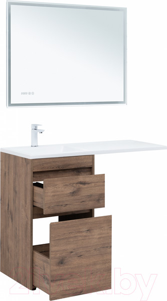 Изображение товара Тумба под умывальник Aquanet Токио 58 / 333648 (дуб веллингтон)