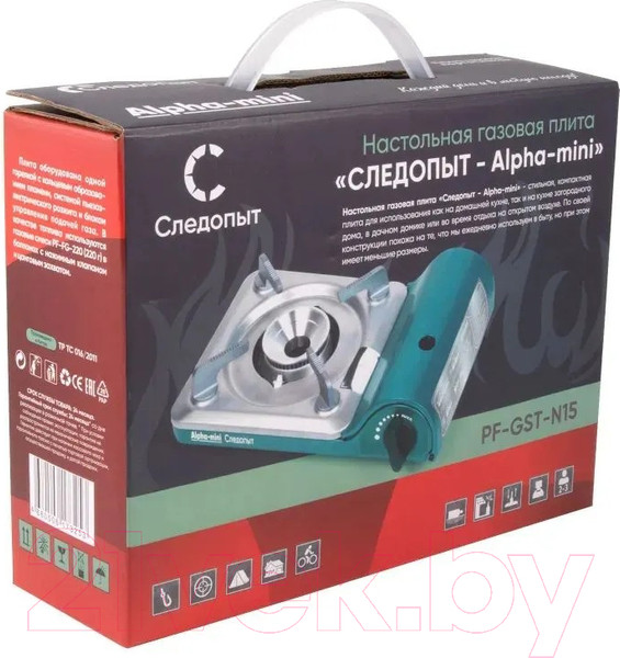 Изображение товара Плита туристическая Следопыт Alpha-Mini / PF-GST-N15 