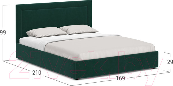 Изображение товара Двуспальная кровать Moon Family 1258 / MF009024