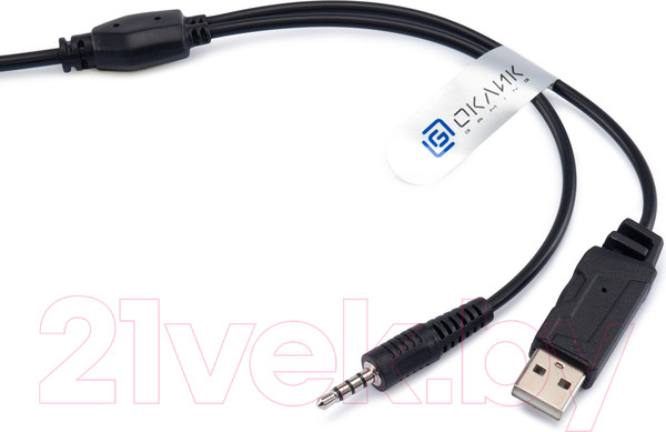 Изображение товара Наушники-гарнитура Оклик HS-L300G (белый)