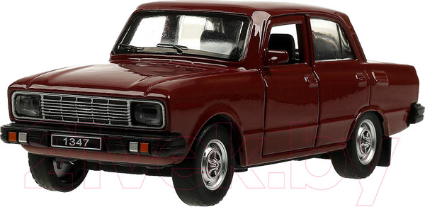 Изображение товара Автомобиль игрушечный Технопарк Ретро-модель / AZLK2140M-12-CRY (вишневый)