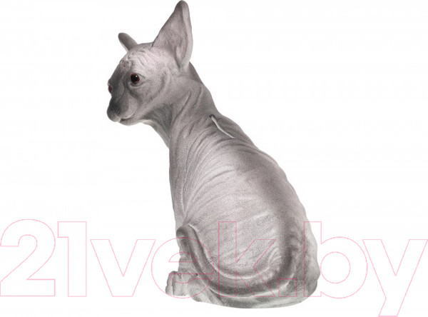 Изображение товара Копилка Elan Gallery Кошка Сфинкс / 140380 (серый/розовый)