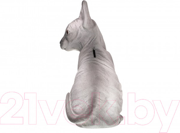 Изображение товара Копилка Elan Gallery Кошка Сфинкс / 140380 (серый/розовый)