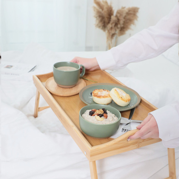 Изображение товара Салатник AksHome Sand Edge 11x6 (болотный)