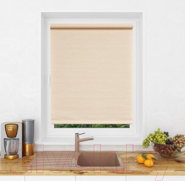 Изображение товара Рулонная штора Lm Decor Шайн LM 42-06 34x160 (кремовый)