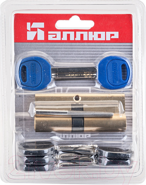 Изображение товара Цилиндровый механизм замка Аллюр HD FG 90-5К BP 40x50G (латунь)