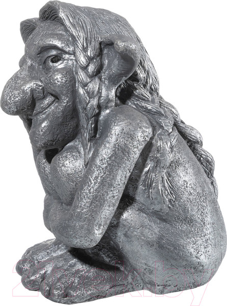 Изображение товара Фигурка для сада Elan Gallery Тролль Василиса / 140373 (серебро)