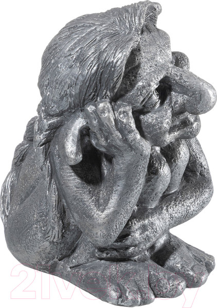 Изображение товара Фигурка для сада Elan Gallery Тролль Василиса / 140373 (серебро)