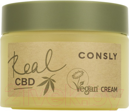 Изображение товара Крем для лица Consly Vegan Real CBD Balancing Purifine CBD and Plant-based Squalane (50мл)