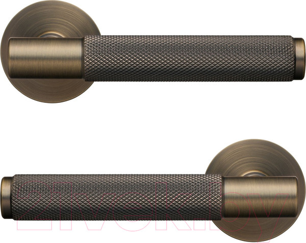 Изображение товара Ручка дверная Аллюр Art Collection Unico Mab 5130 (матовая бронза)