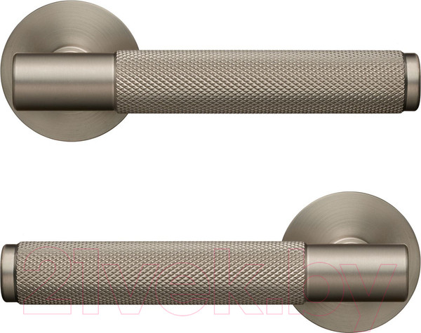 Изображение товара Ручка дверная Аллюр Art Collection Unico MSN 51180 (матовый никель)