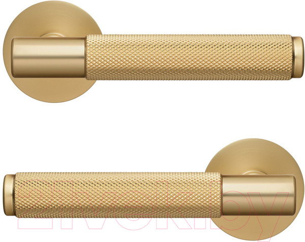 Изображение товара Ручка дверная Аллюр Art Collection Unico MSG 51170 (матовое золото)